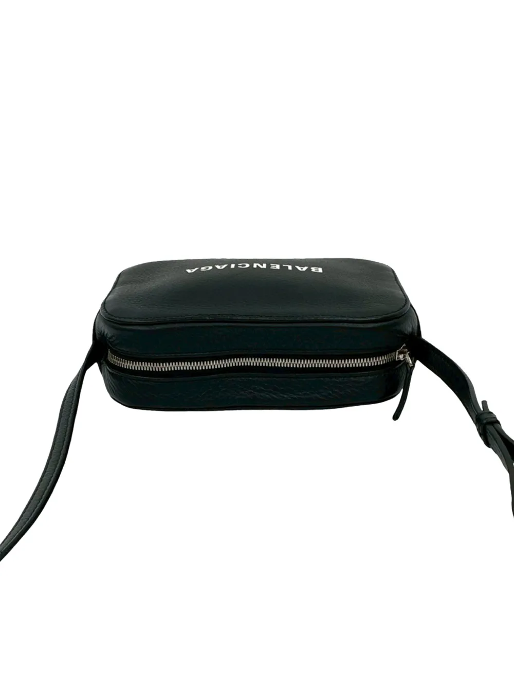  Balenciaga Pre-owned 2010-2026 Xs Leather Everyday Camera Bag Crossbody Bag - Black 