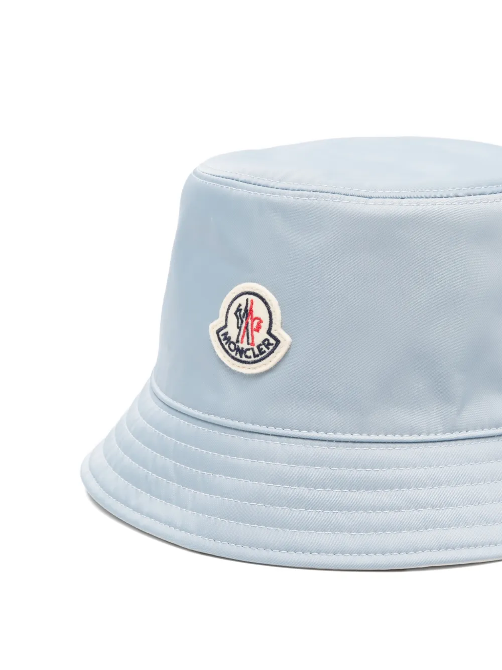 Moncler Vissershoed met logopatch Blauw