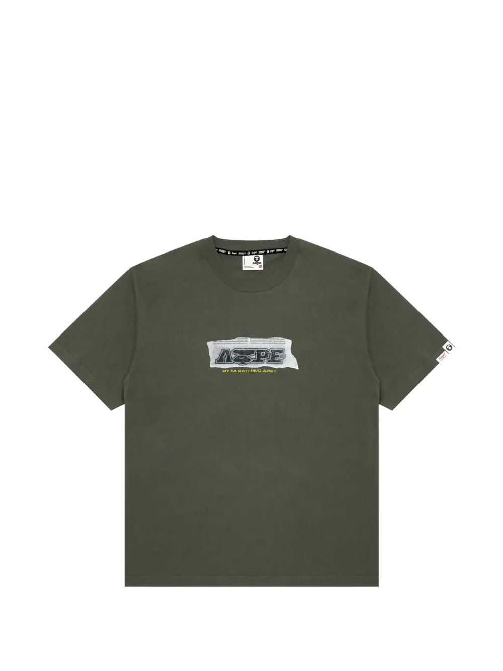 AAPE BY *A BATHING APE® T-shirt con stampa - Verde