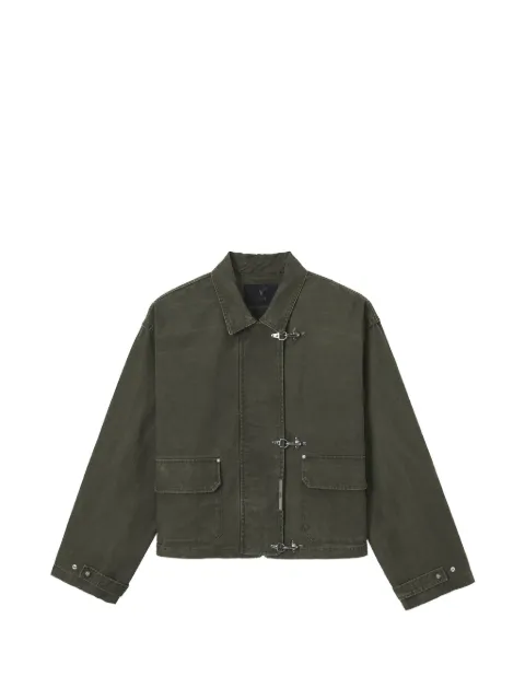 FIVE CM flap-pocket toggle jacket