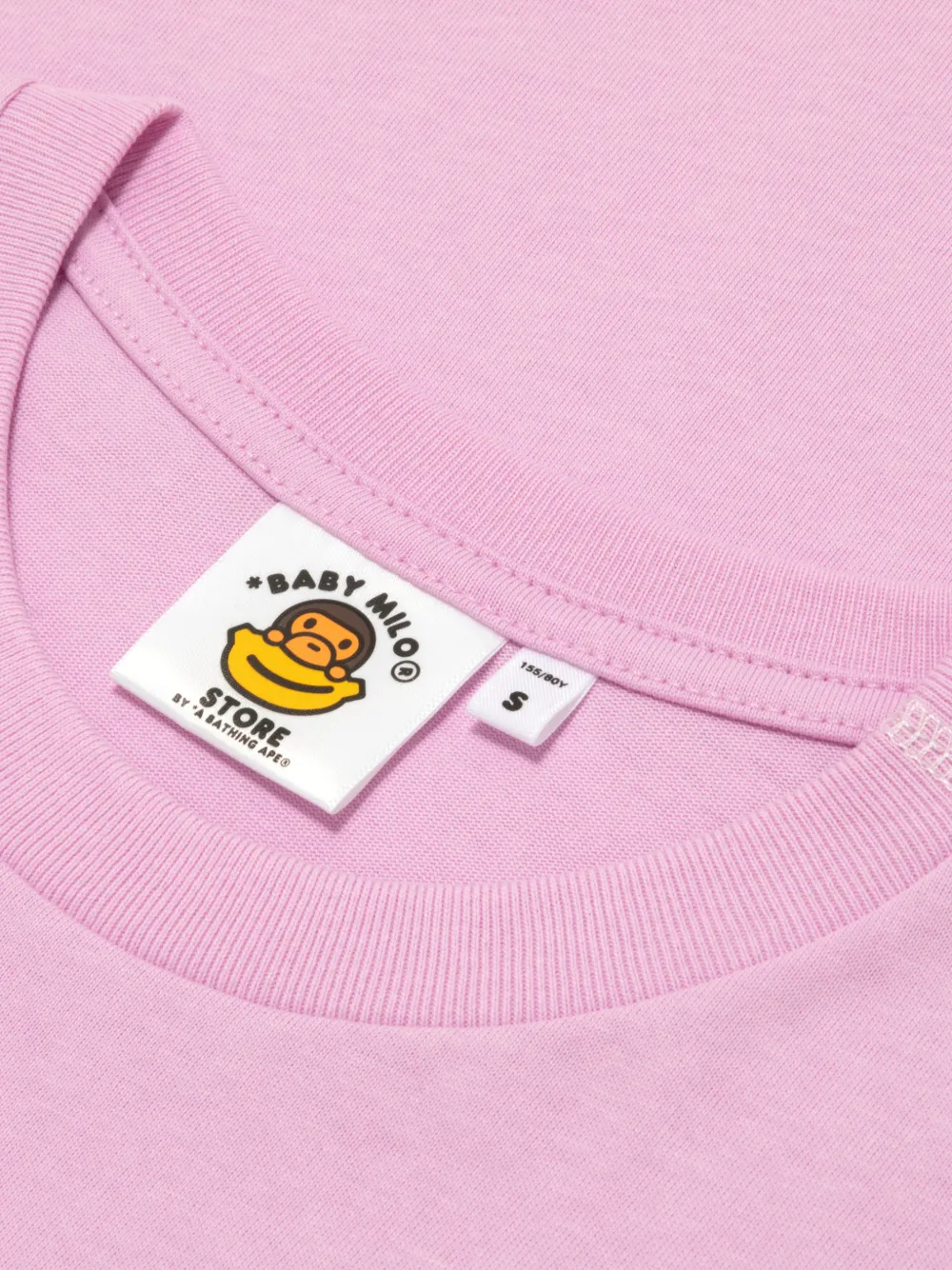 BABY MILO® STORE BY *A BATHING APE® graphic-print T-shirt | Pink