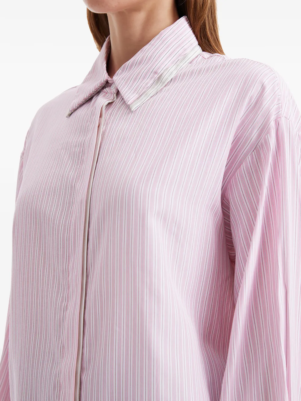 tout a coup Gestreept blouse Roze