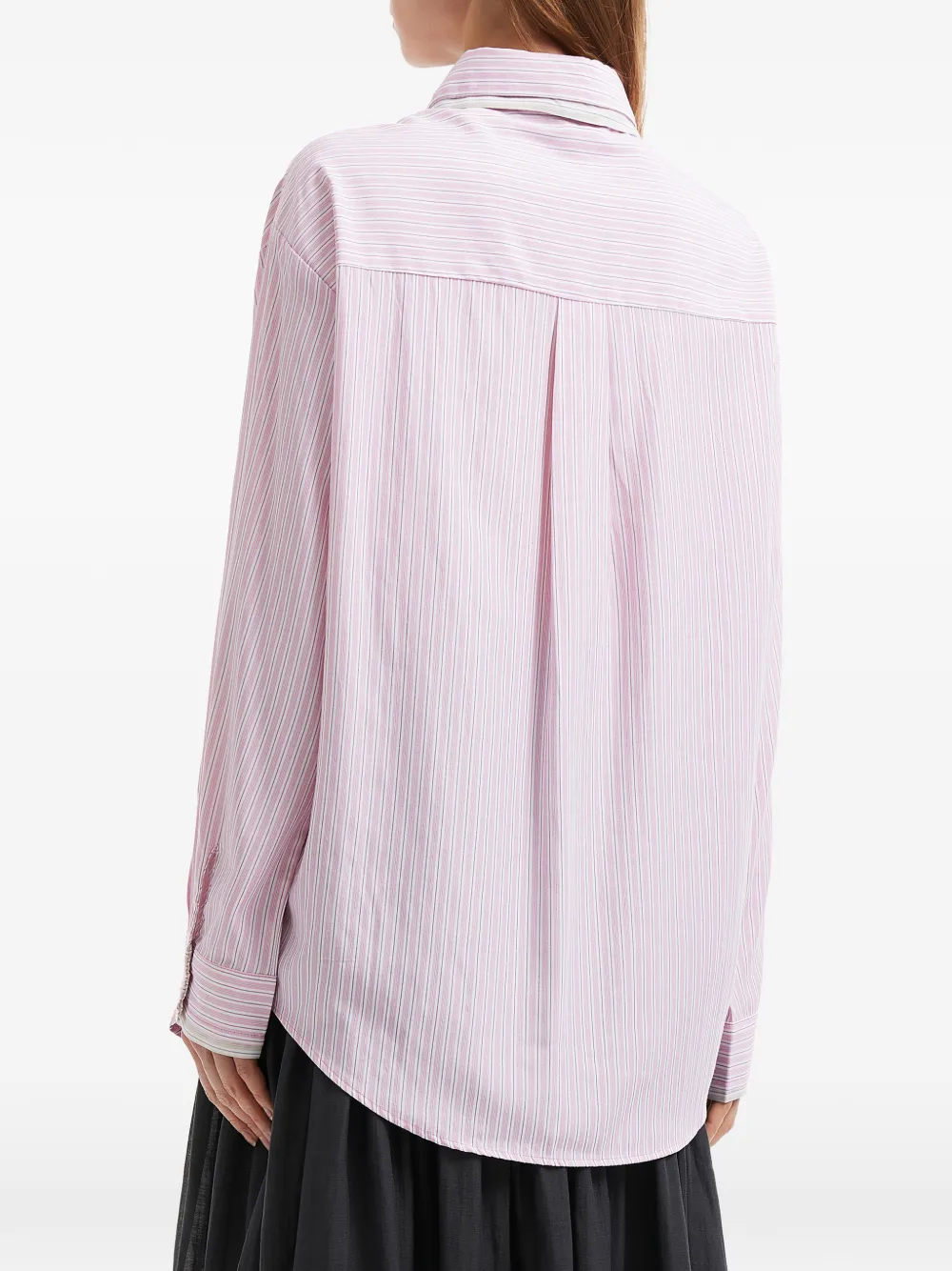 tout a coup Gestreept blouse Roze