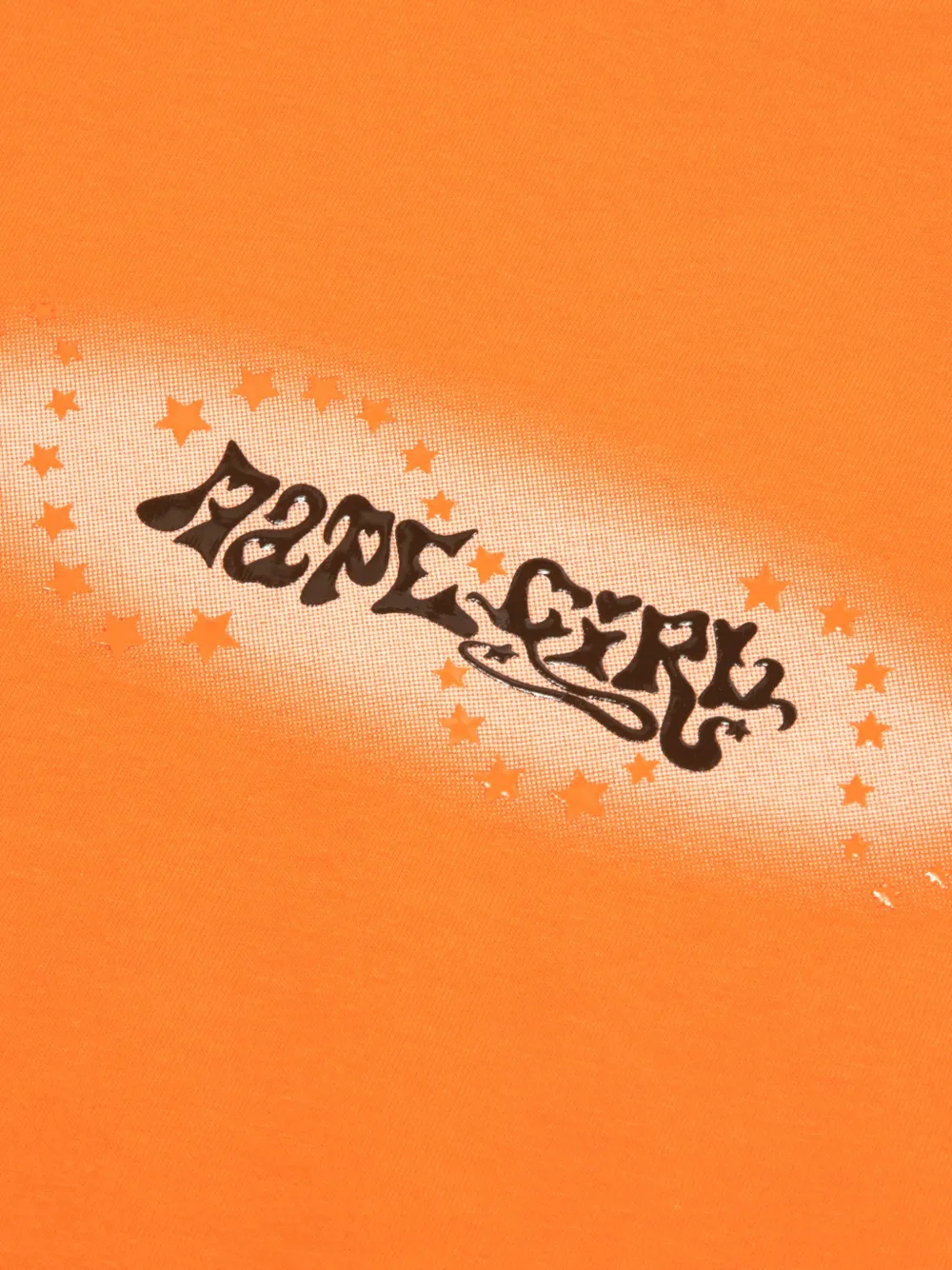  Aape By *a Bathing Ape® Printed T-shirt - Orange 