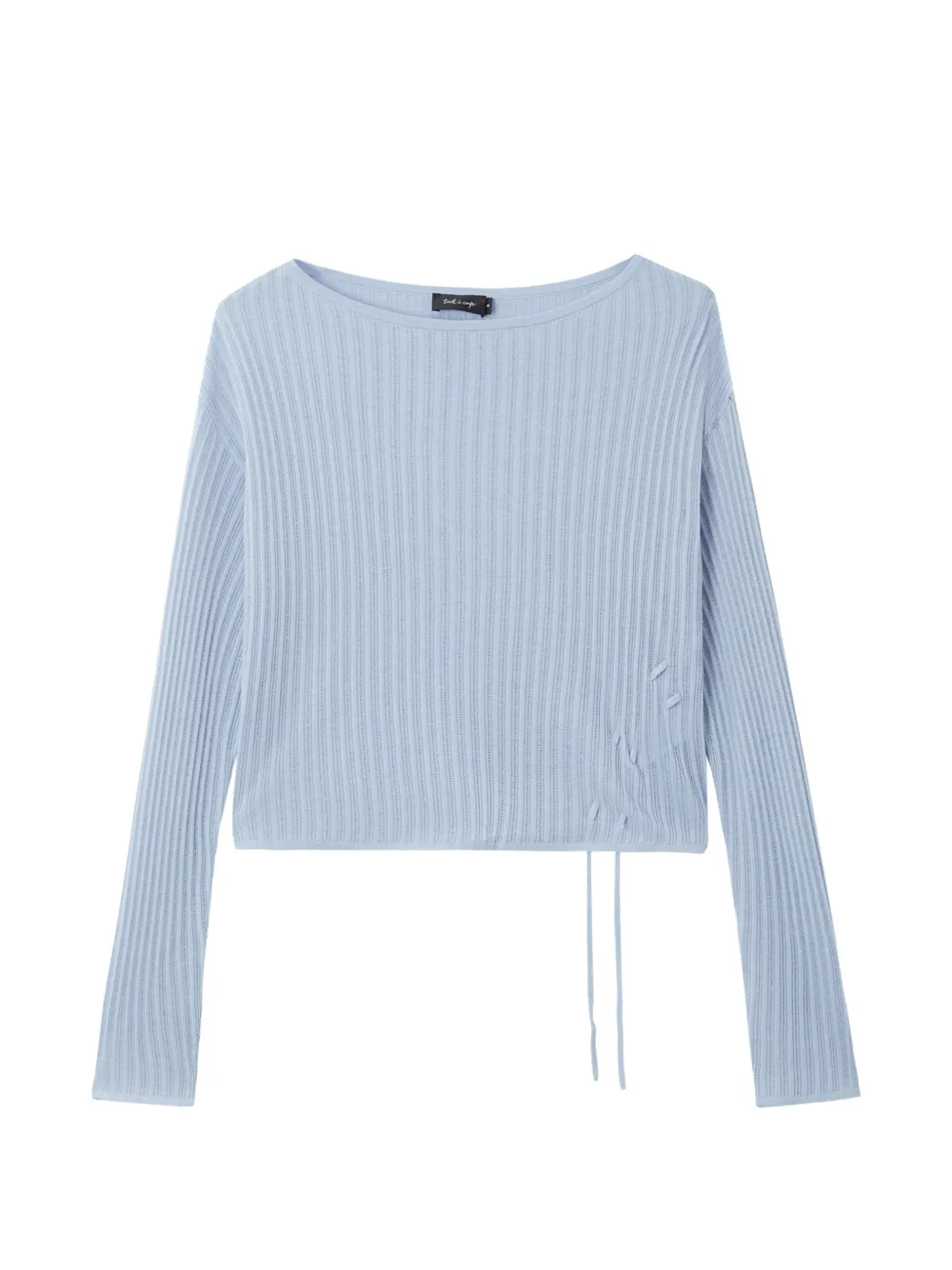 tout a coup Maglione con scollo a barca - Blu