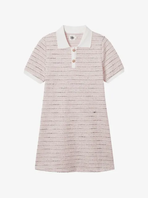 b+ab polo-collar dress