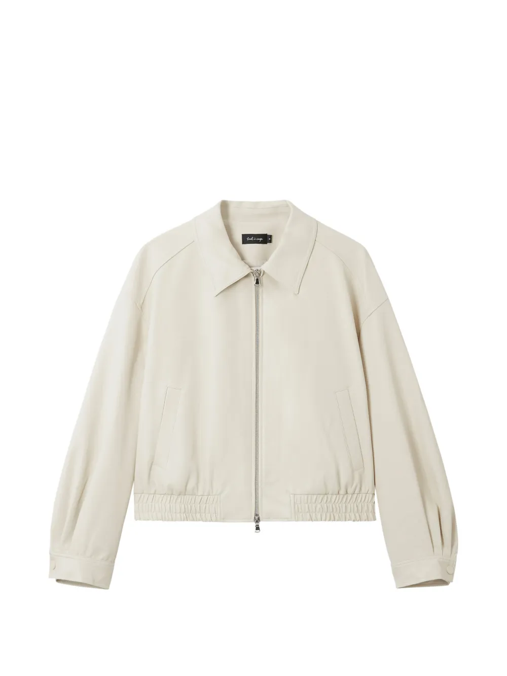 tout a coup Bomber con zip - Toni neutri