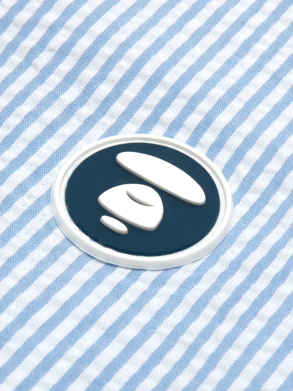 AAPE BY *A BATHING APE Gestreept overhemd Blauw