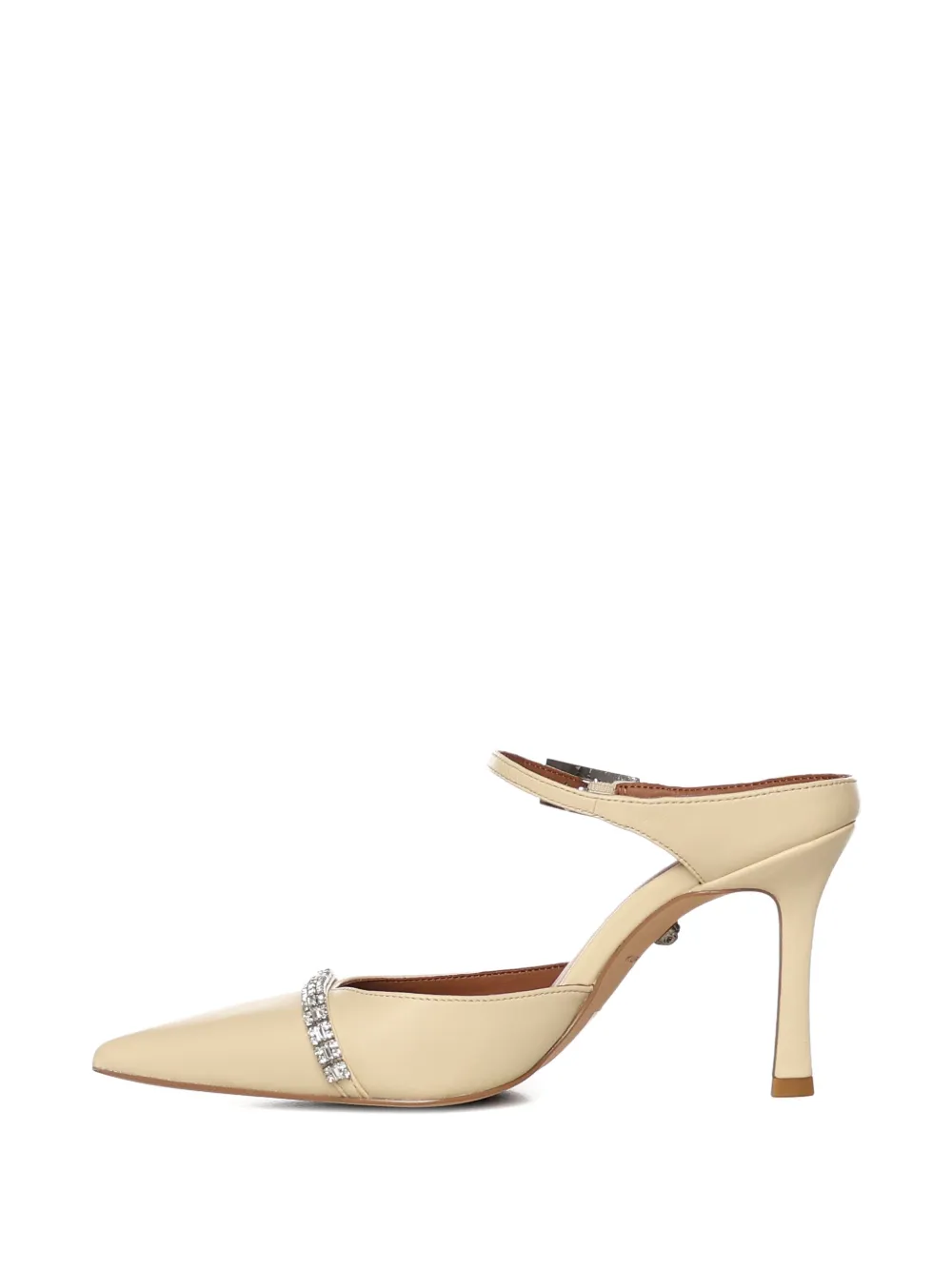 Kurt Geiger London rhinestone-embellished heeled pumps Beige