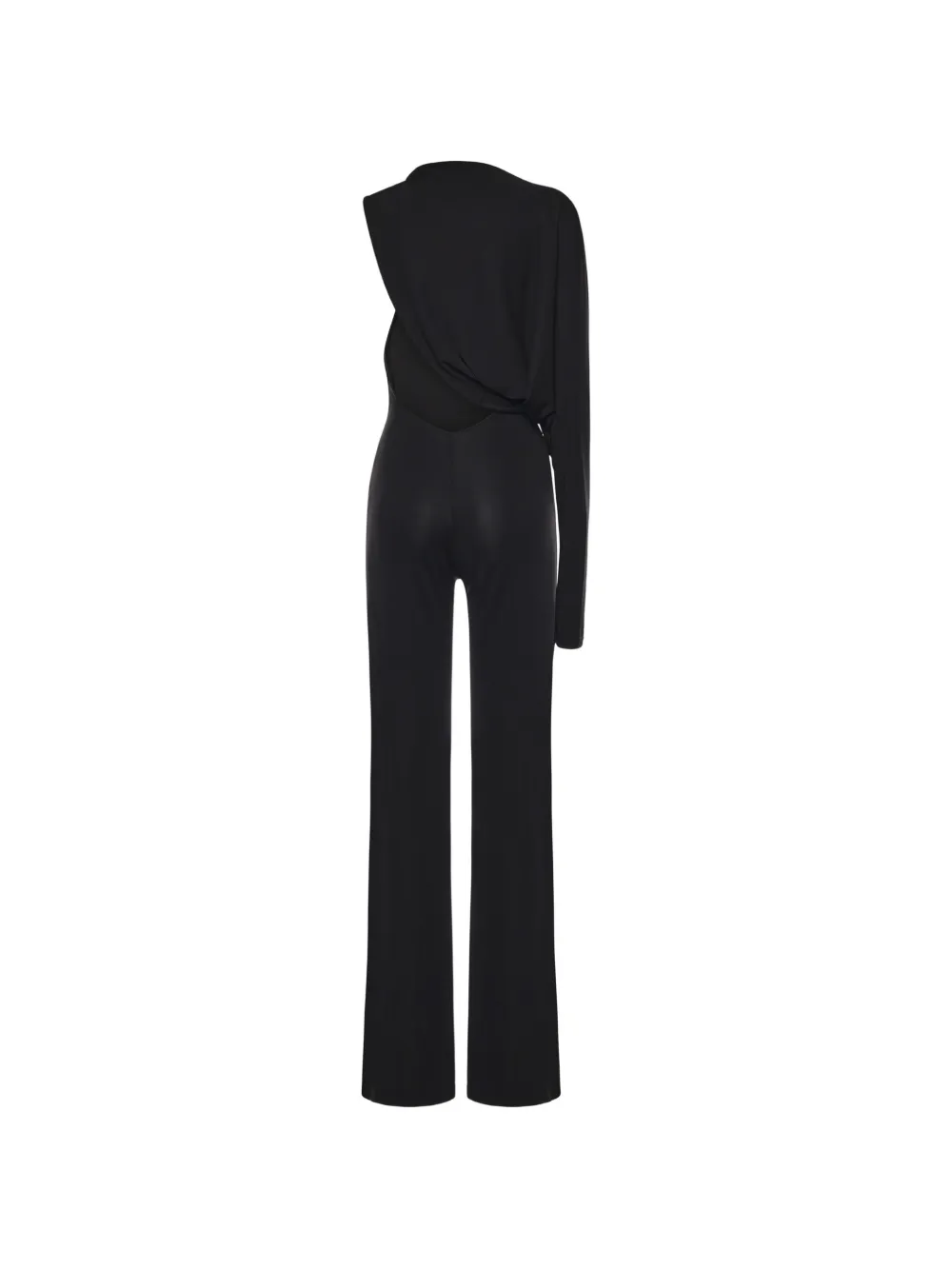  The Andamane Draped Jumpsuit - Black 