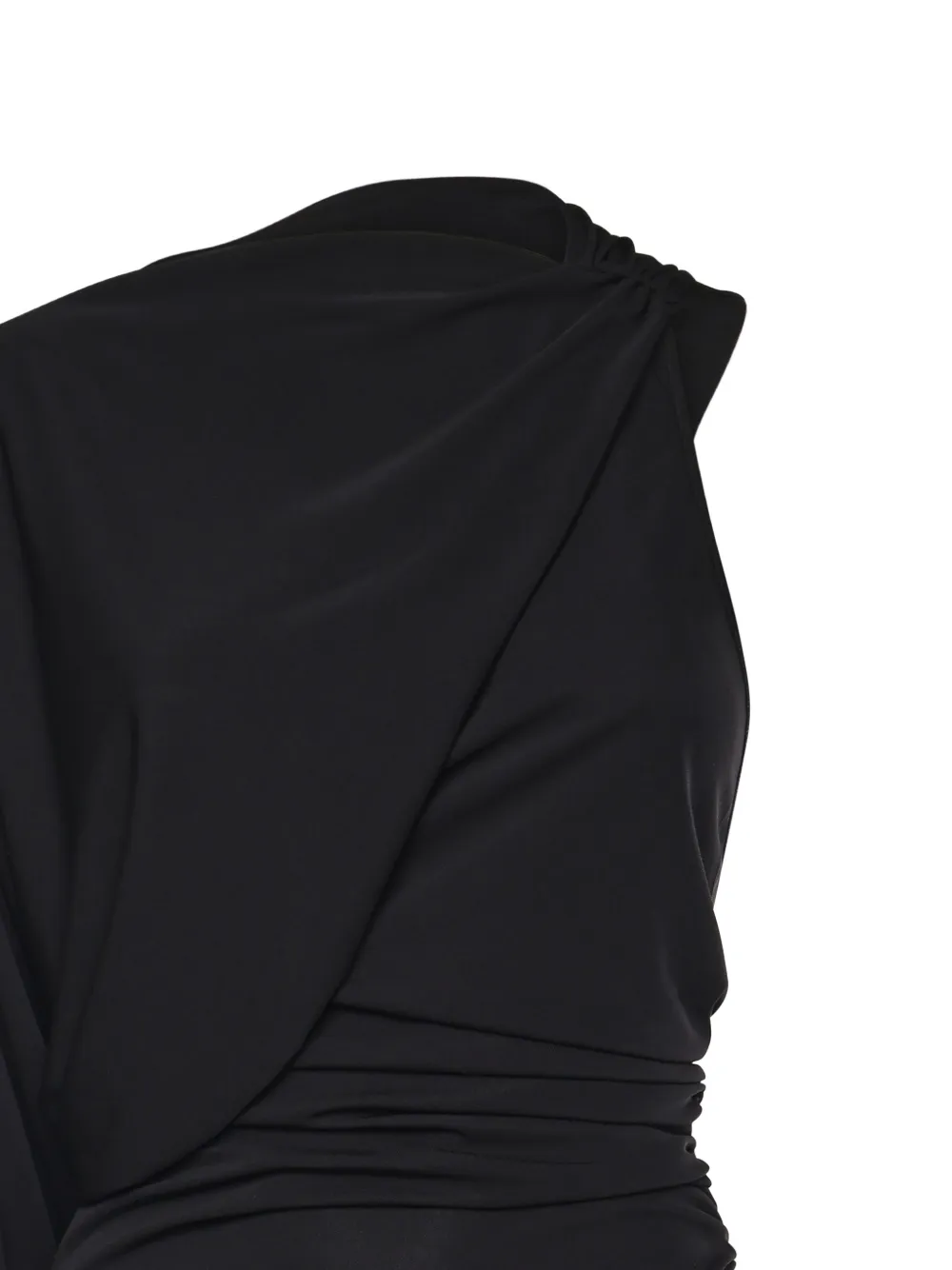  The Andamane Draped Jumpsuit - Black 