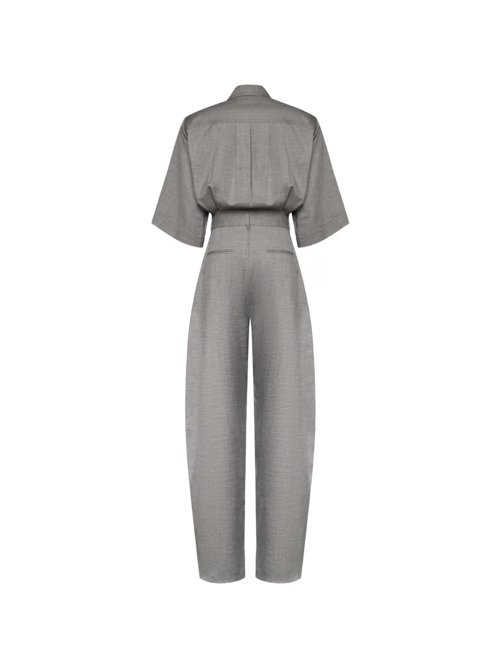  The Andamane Short-sleeve Jumpsuit - Grey 