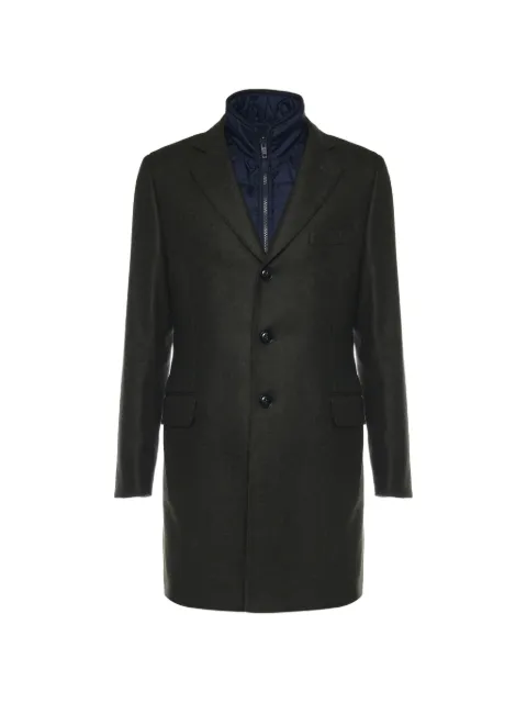 Fay pocketsquare slit gilet and coat (set of two)