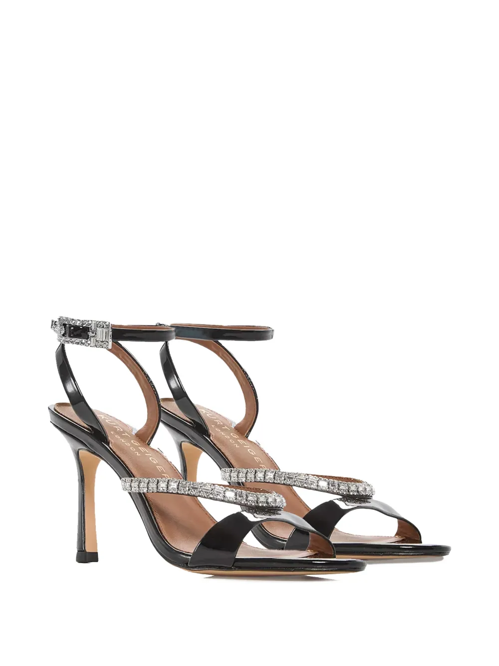 Kurt Geiger London embellished-strap sandals Zwart