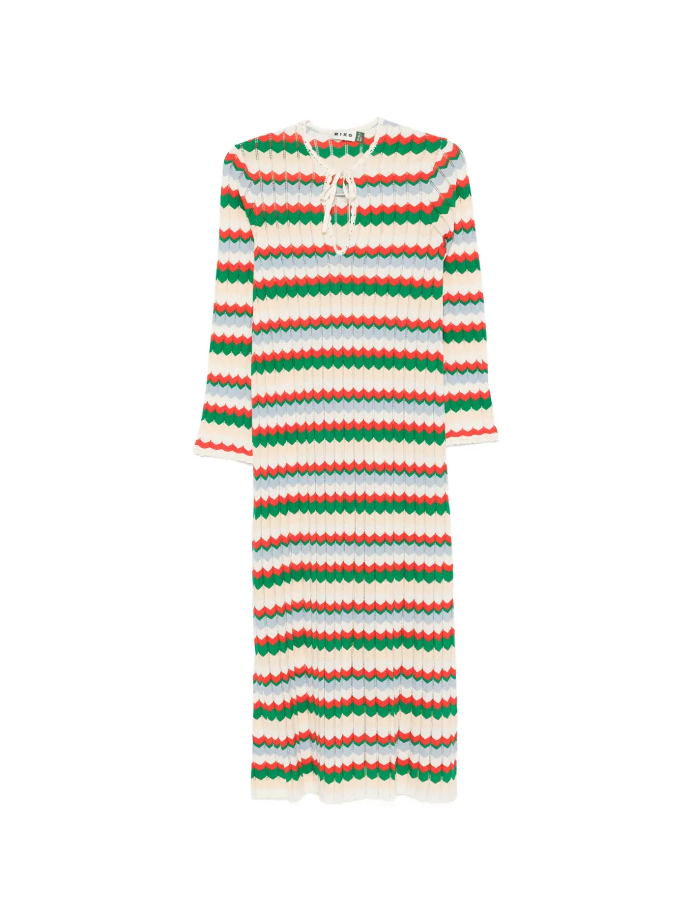 Rixo Lucila midi dress - Toni neutri