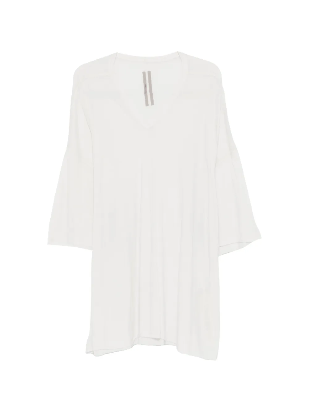 Rick Owens V Tommy V-neck short-sleeve T-shirt - Bianco