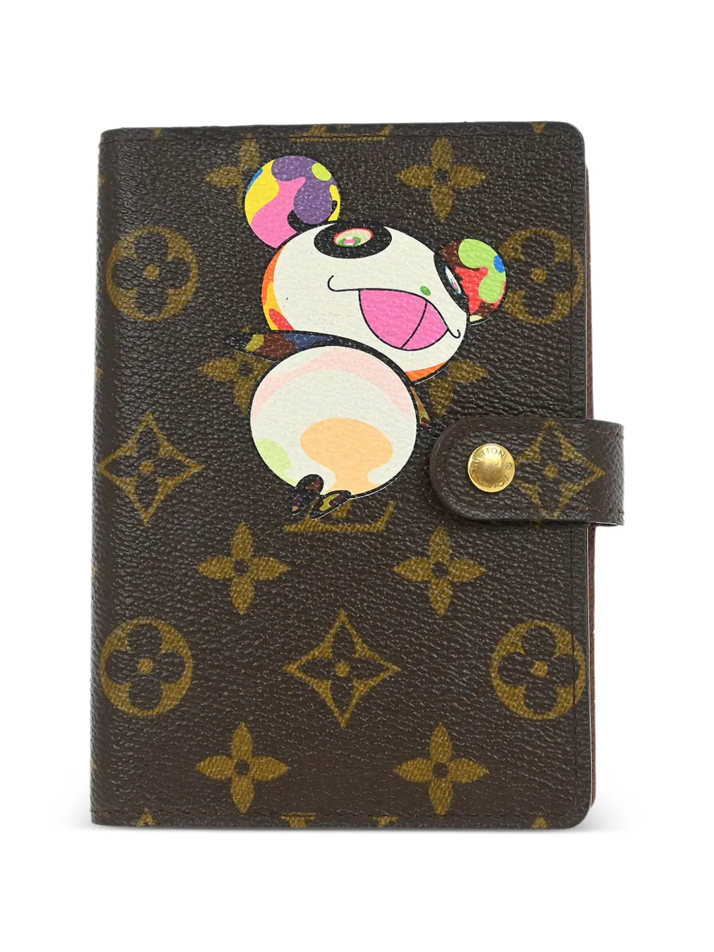 Louis Vuitton Pre-Owned x Takashi Murakami Agenda PM 2007 - Marrone