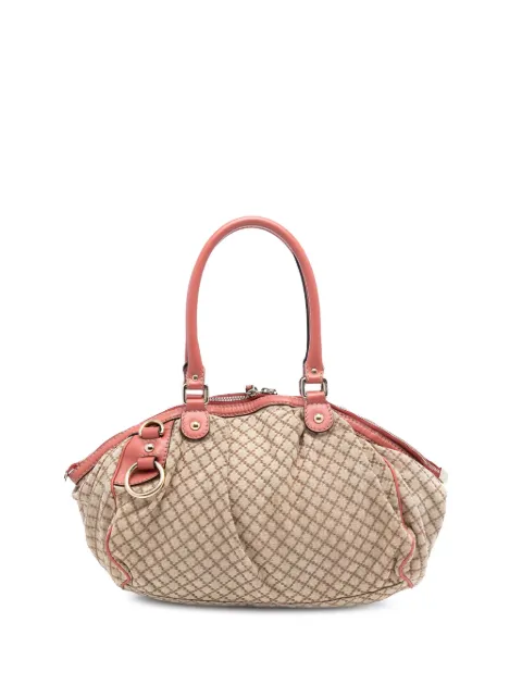 Gucci Pre-Owned 2016-2025 Diamante Canvas Sukey satchel