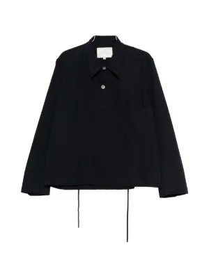 Studio Nicholson Mylo Denim Shirt | Black | FARFETCH NO