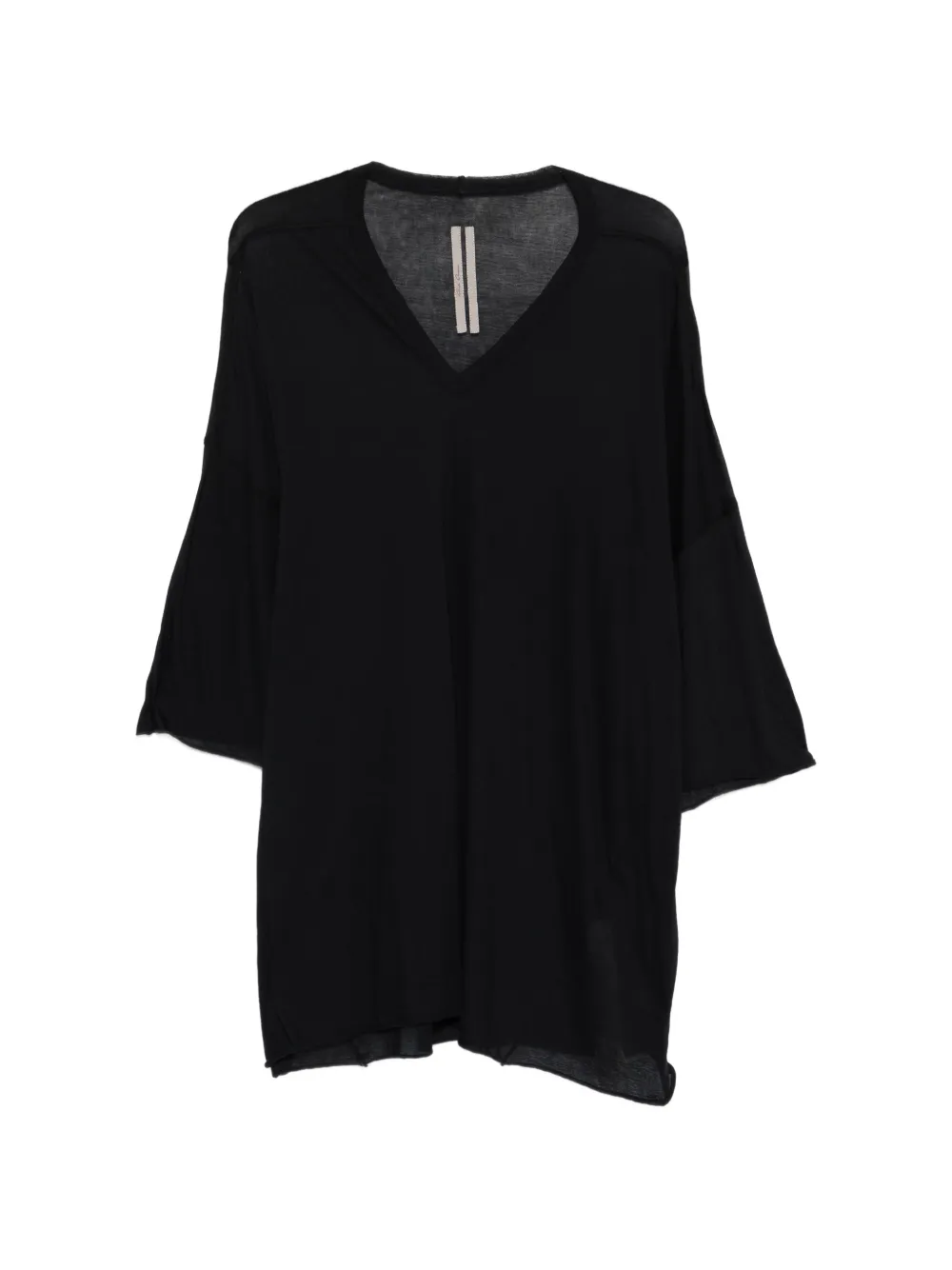 Rick Owens V Tommy V-neck T-shirt - Nero