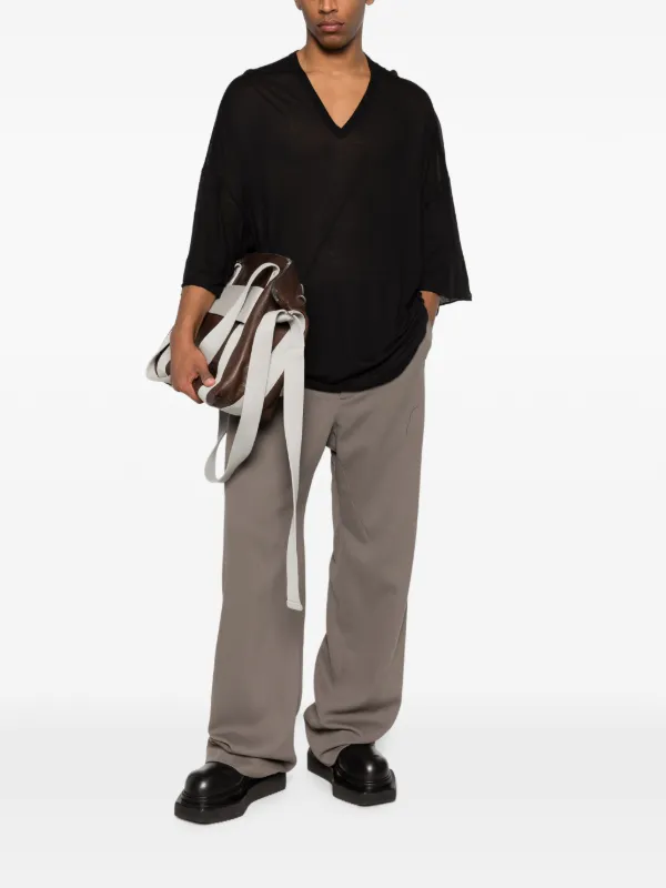 Rick Owens V Tommy Vネック Tシャツ | ブラック | FARFETCH JP