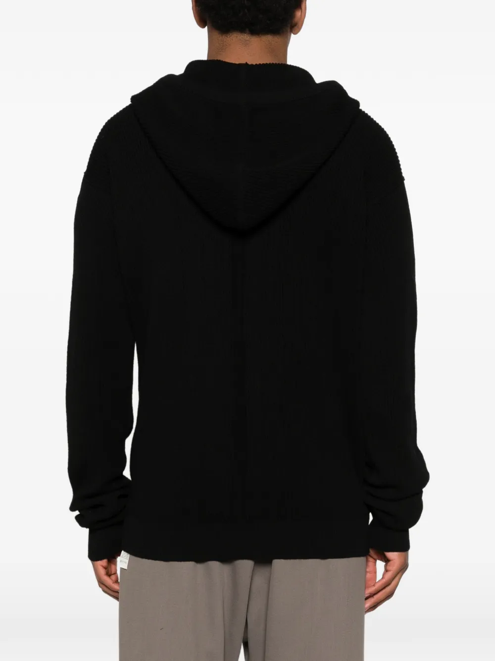 Rick Owens Vest met capuchon Zwart