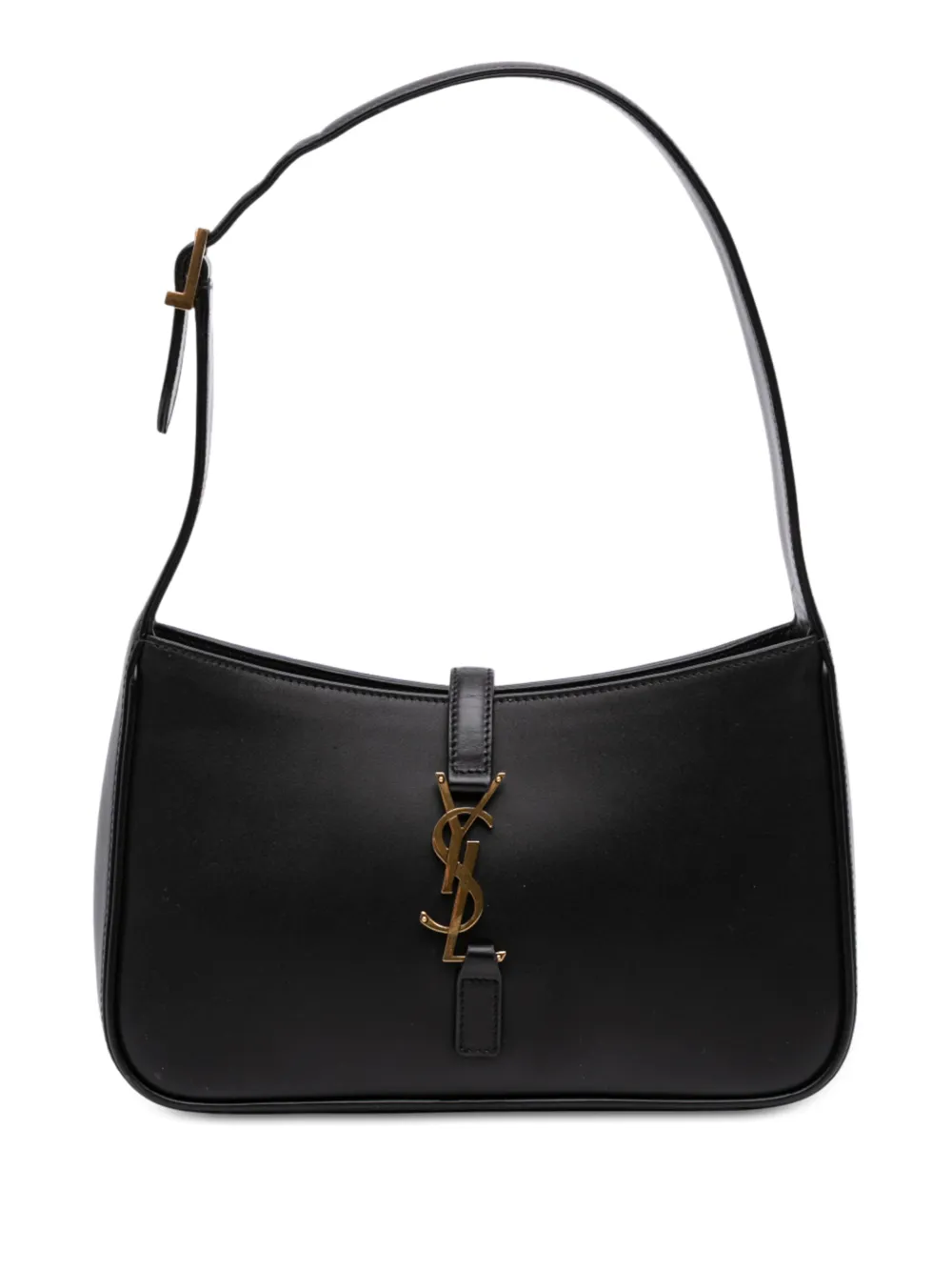 Saint Laurent Pre-Owned 2021 Smooth Calfskin Le 5 a 7 Hobo shoulder bag - Nero