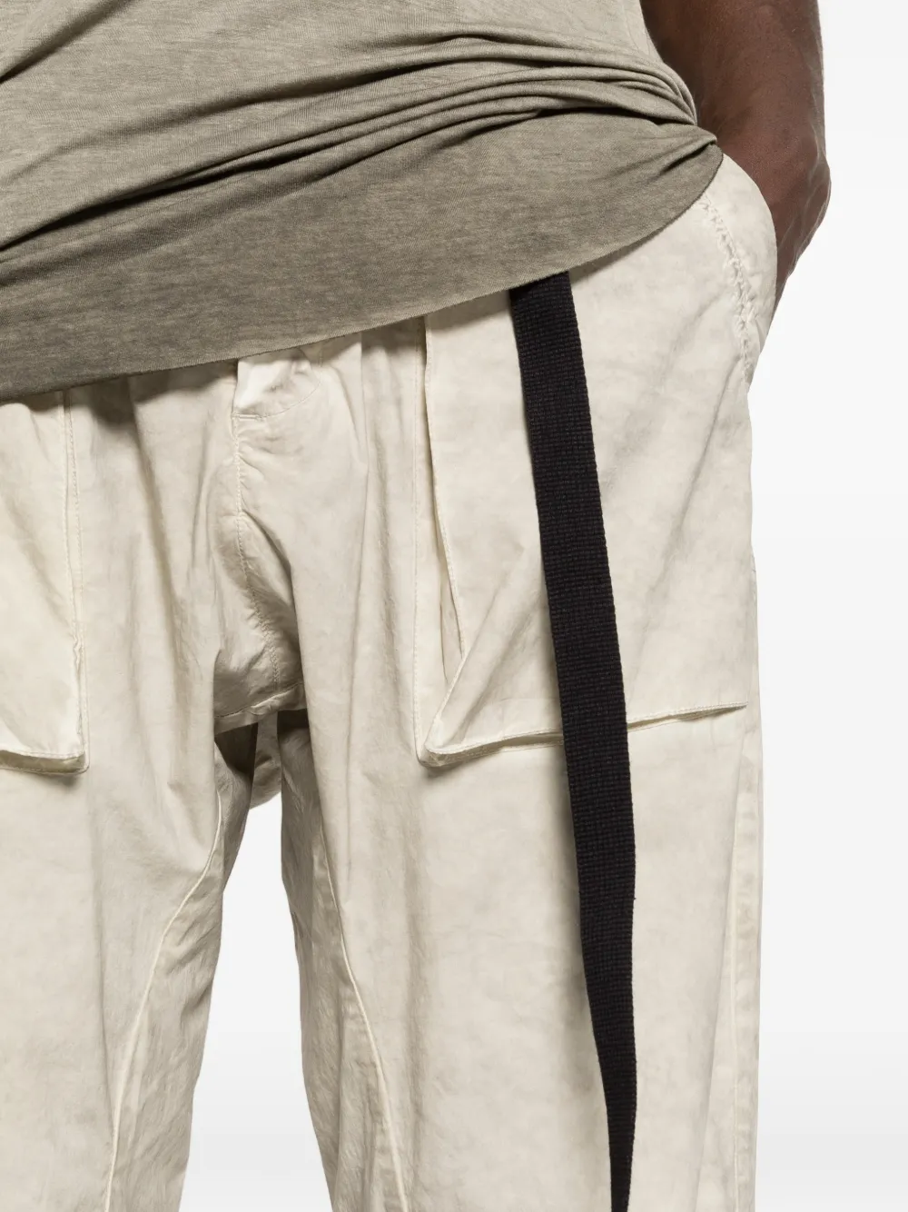 Thom Krom Broek met ceintuur Beige