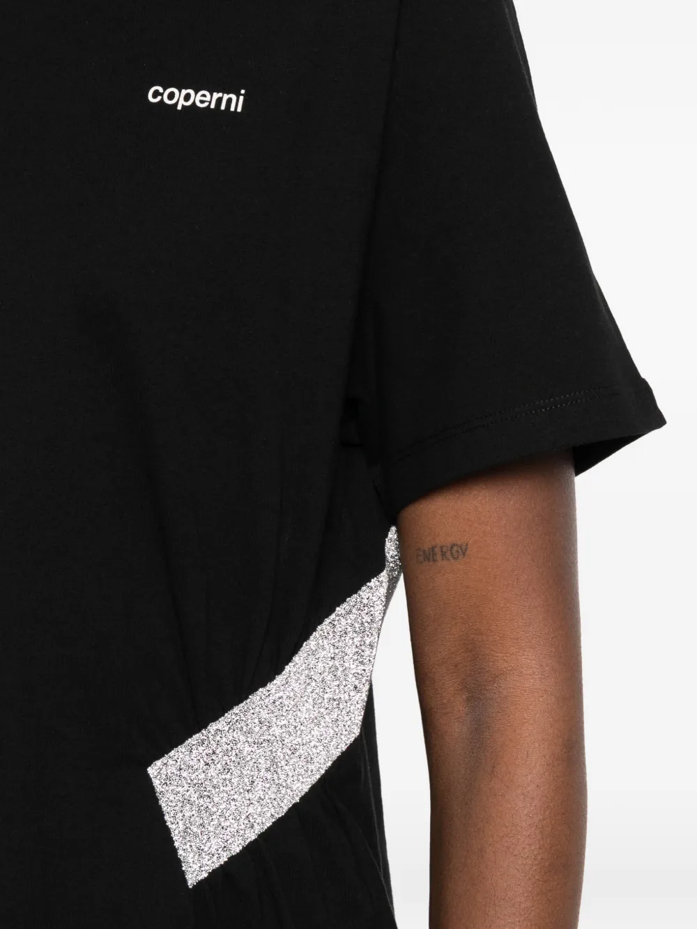 Coperni Katoenen T-shirt Zwart