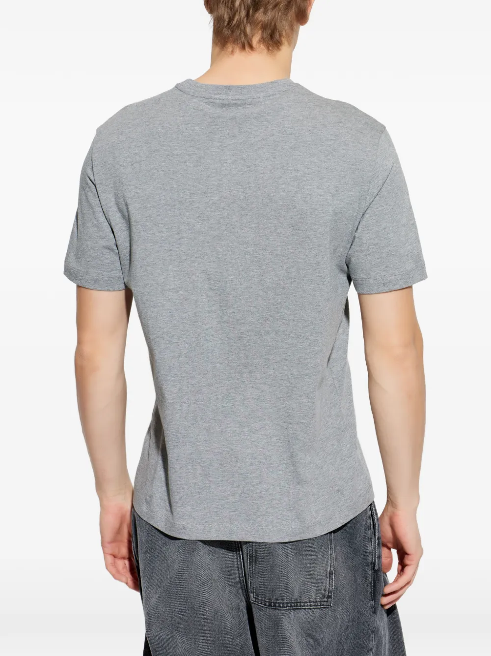 Emporio Armani Katoenen T-shirt met grafische print Grijs