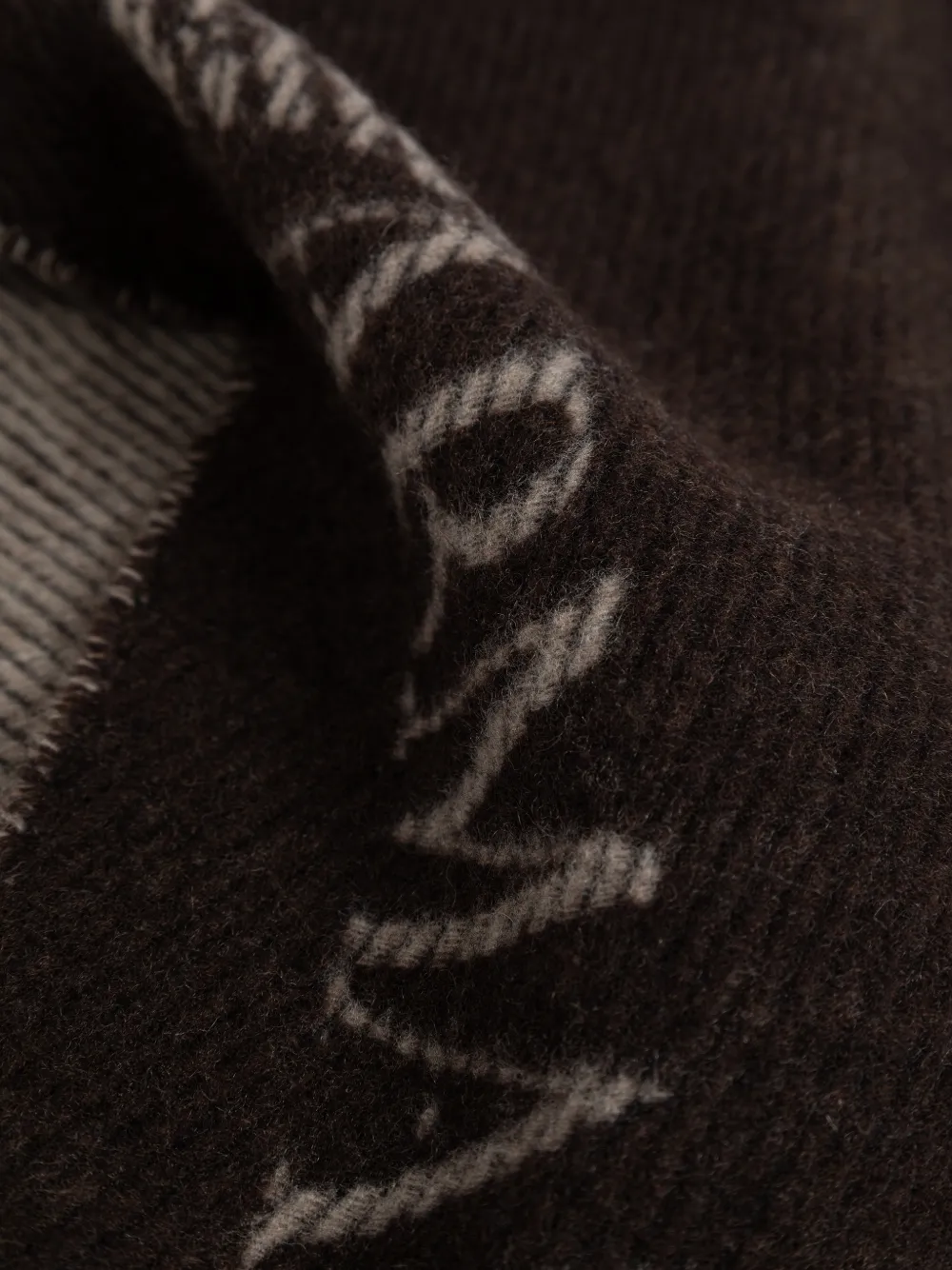 Emporio Armani Sjaal met logo Bruin