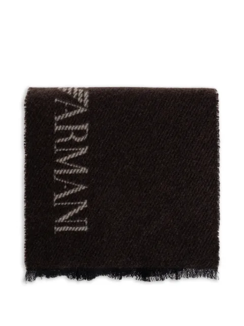 Emporio Armani logo scarf