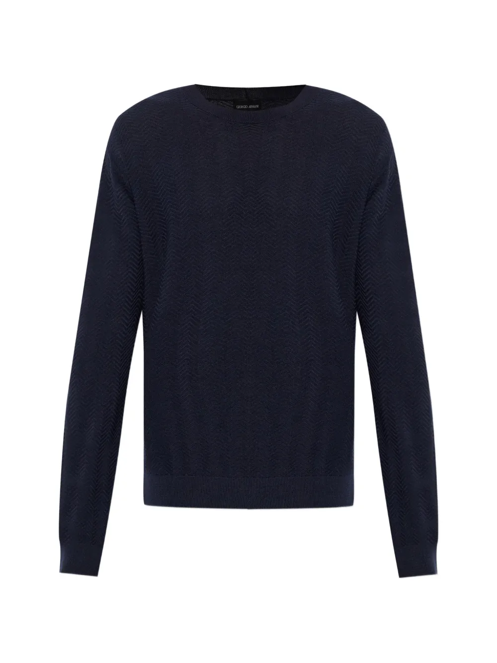 Giorgio Armani long-sleeve sweater - Blu