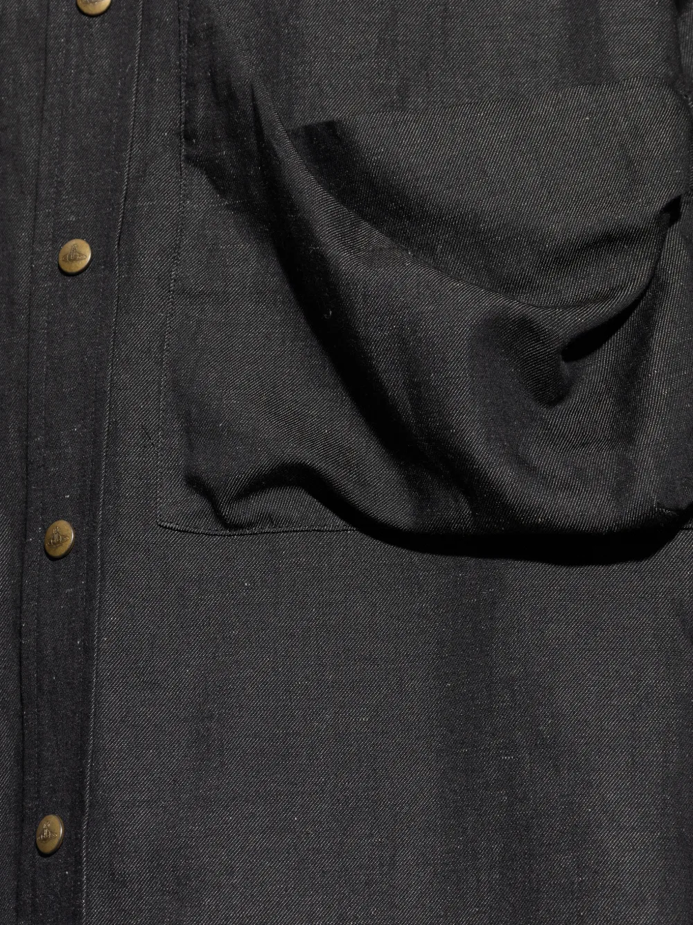 Vivienne Westwood Jack met borstzak en knopen Zwart