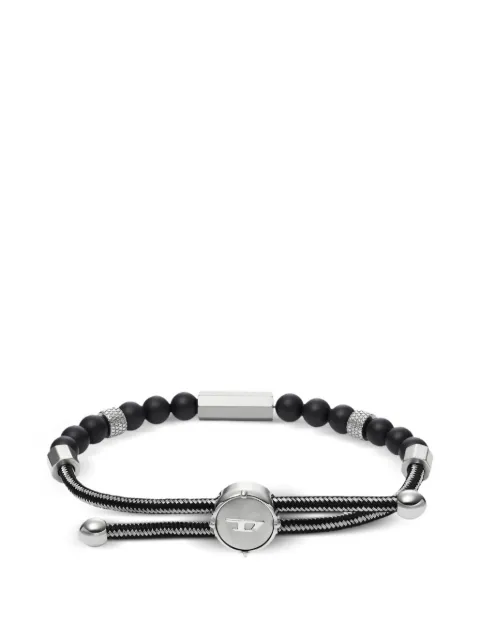 Diesel engraved-logo bracelet