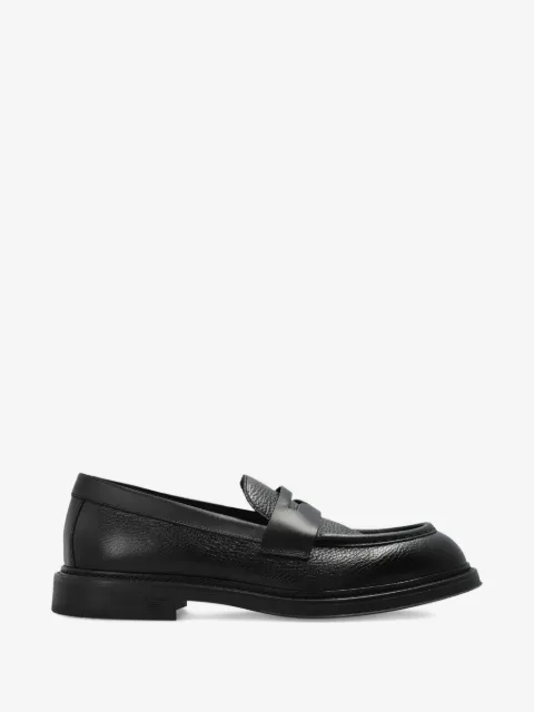 Emporio Armani leather loafers