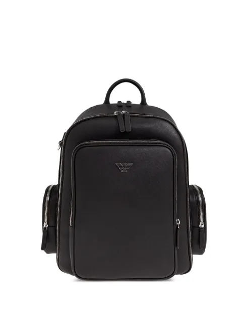 Emporio Armani ASV triangle-logo backpack