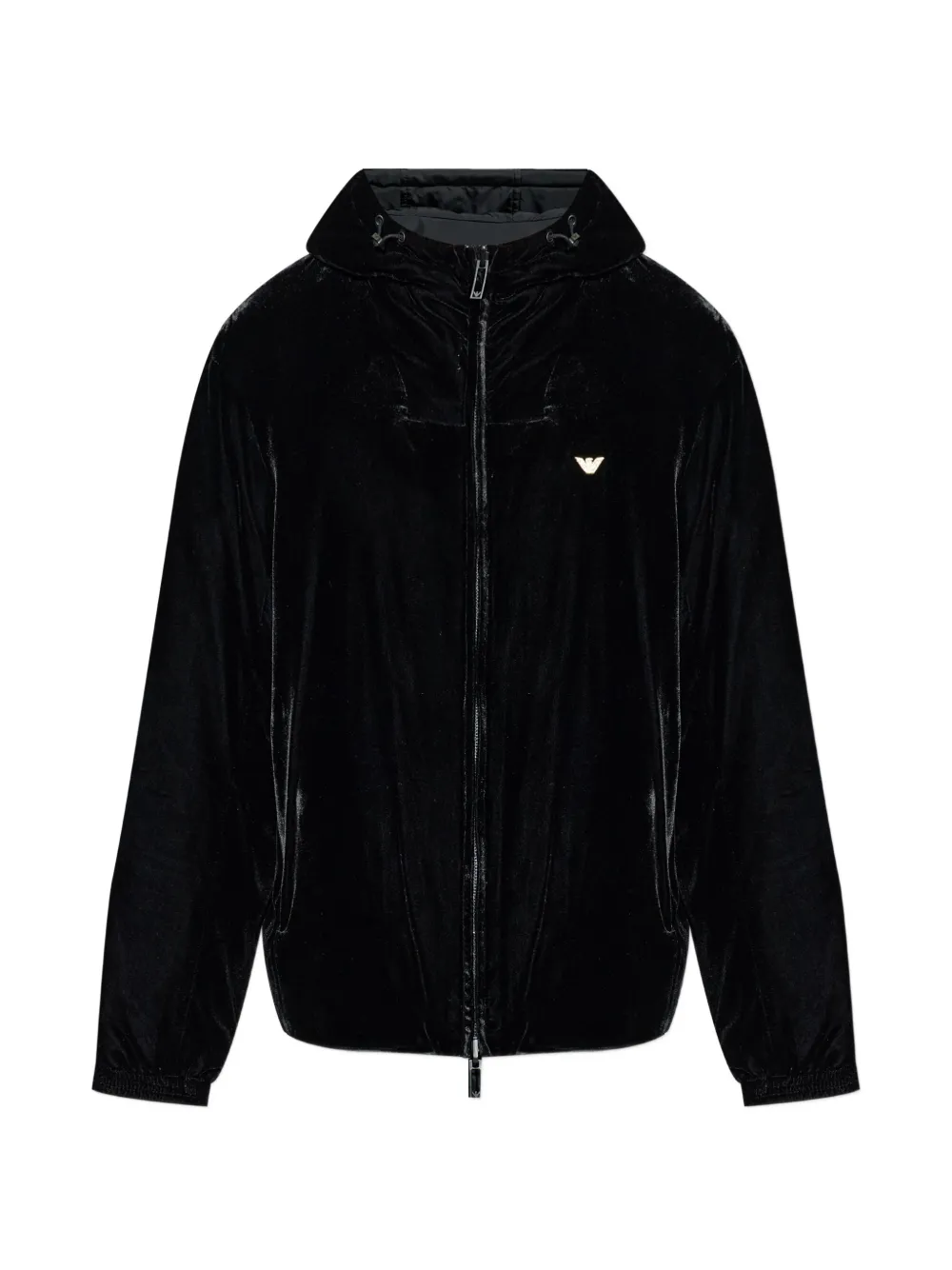 Emporio Armani reversible hooded jacket - Nero