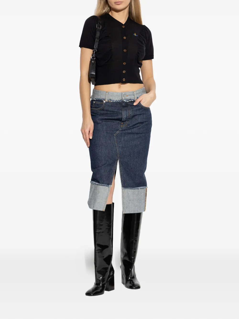 Vivienne Westwood Top met knopen Zwart