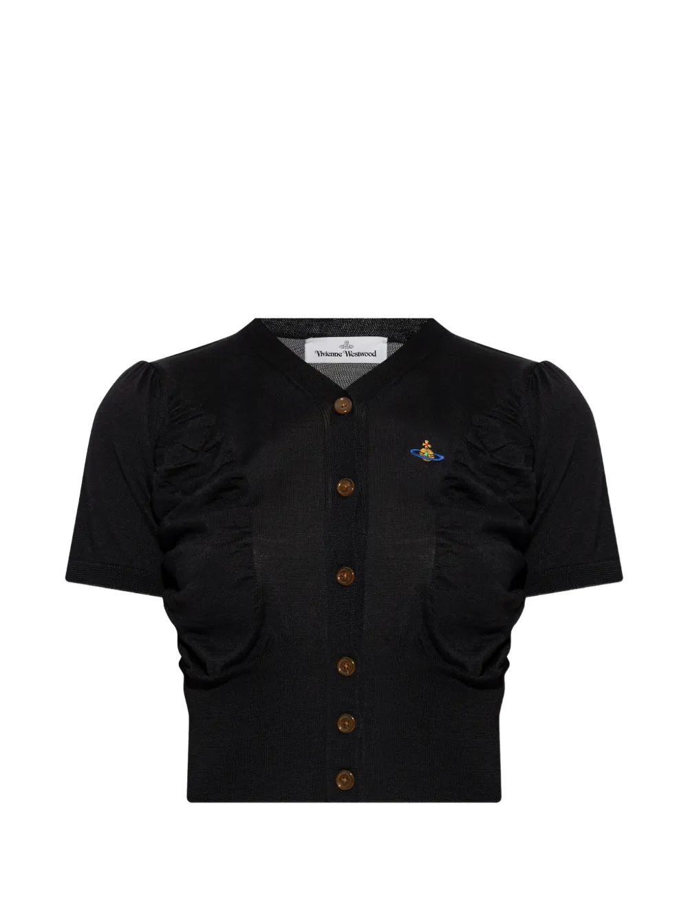 Vivienne Westwood Top con bottoni - Nero