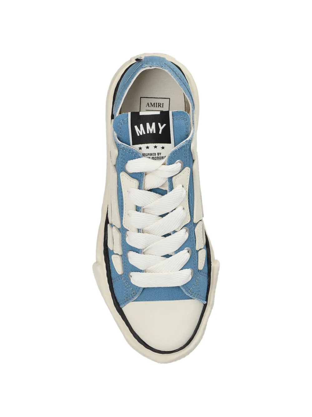 AMIRI x Mihara Yasuhiro MMY Bones sneakers Blauw