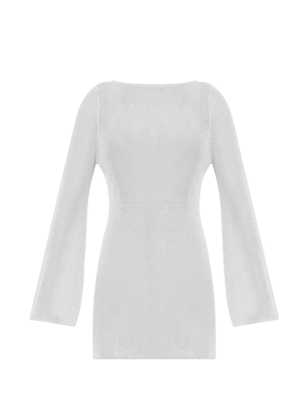 Bond-eye long sleeve beach dress - Weiß