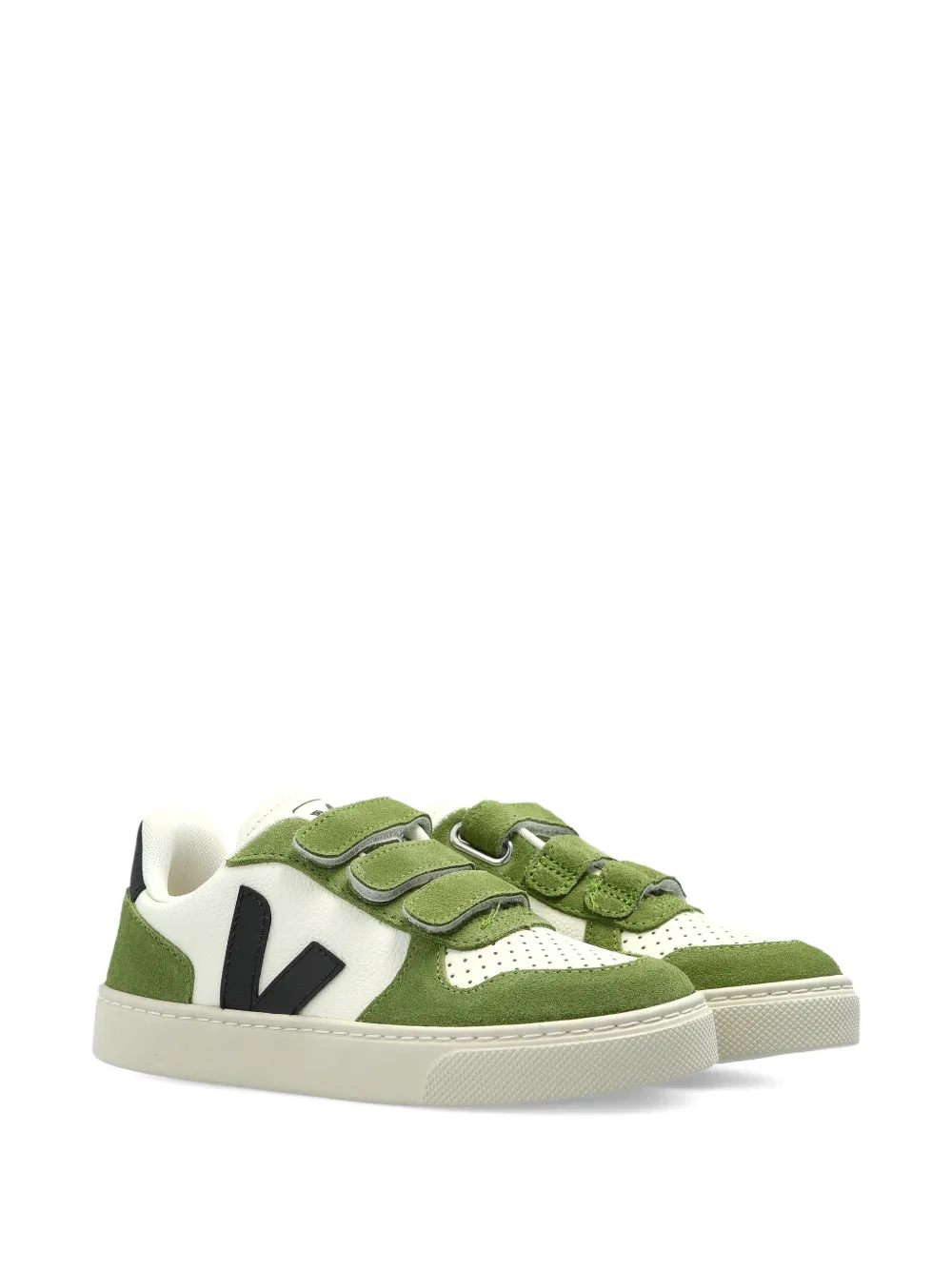 VEJA Kids touch-strap sneakers - Bianco