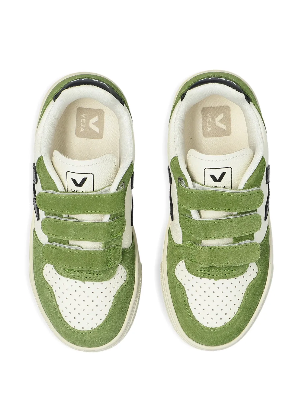 VEJA Kids touch-strap sneakers Wit
