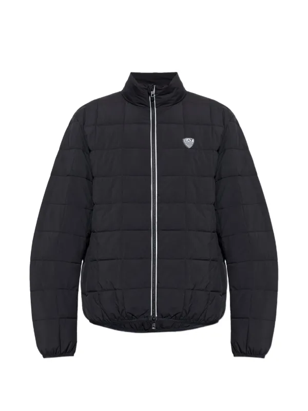 Ea7 Emporio Armani キルティング ジャケット | ブラック | FARFETCH JP