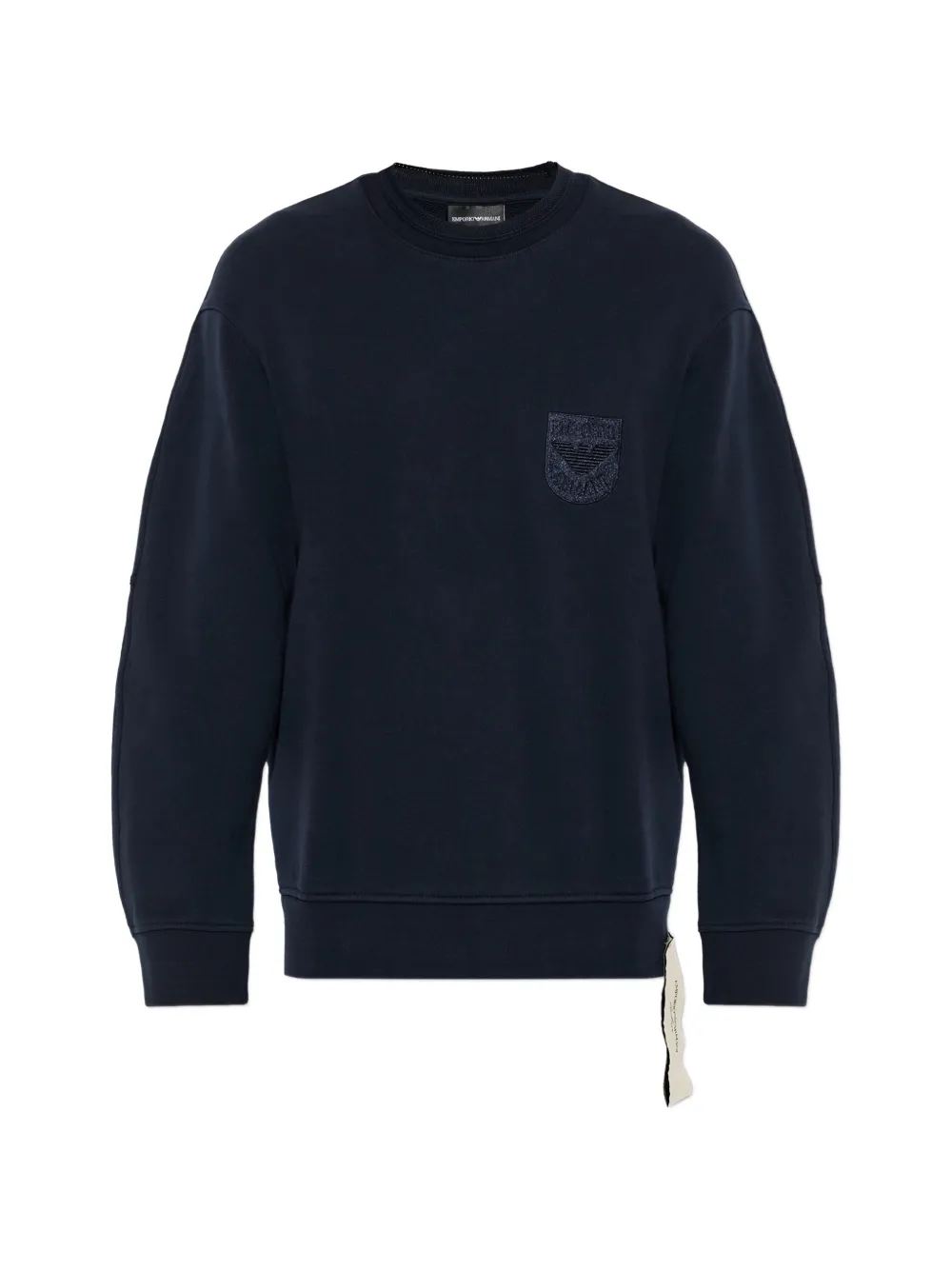 Emporio Armani crew-neck sweatshirt - Blu