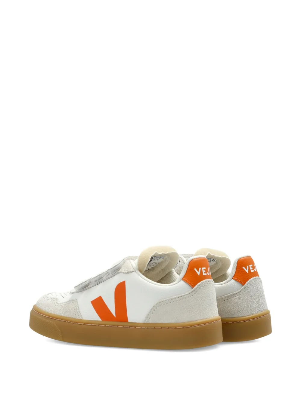 VEJA Kids touch-strap sneakers Wit