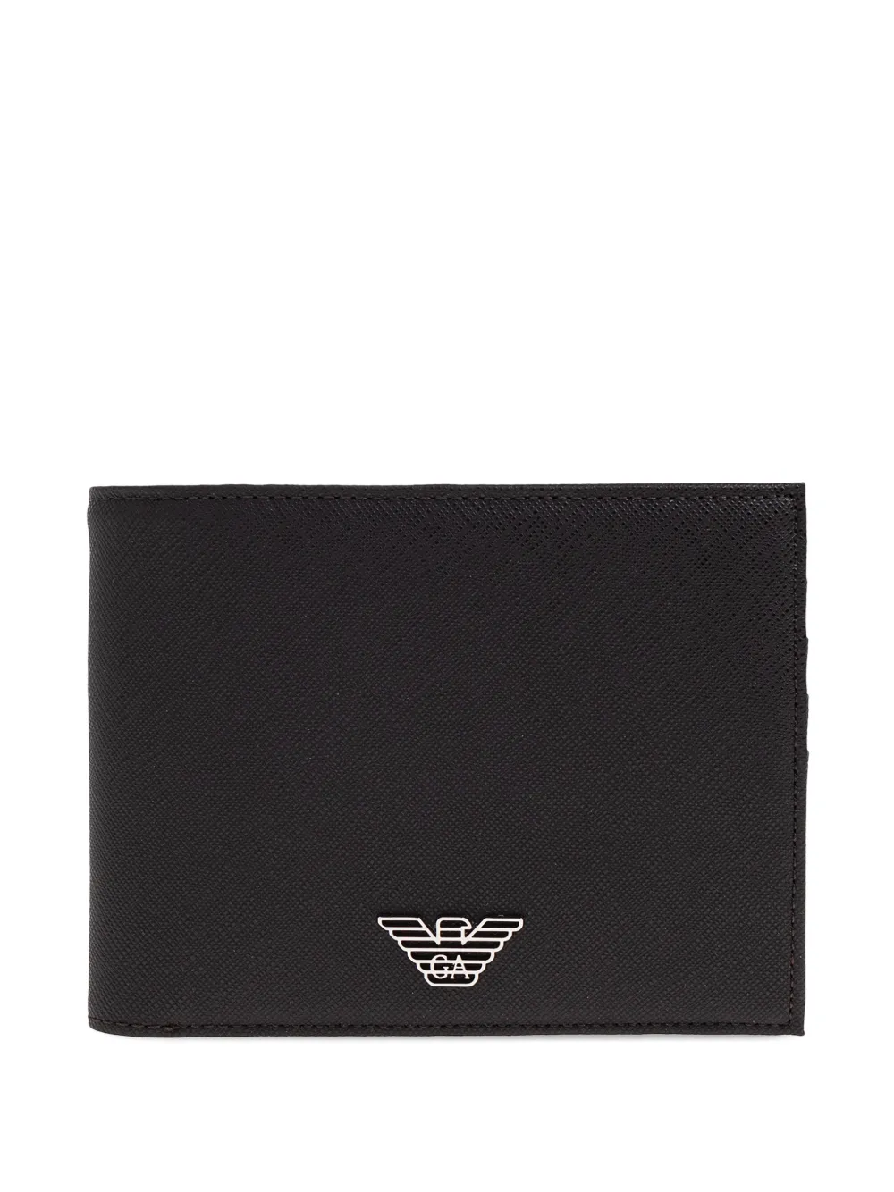 Emporio Armani logo cardholder - Schwarz