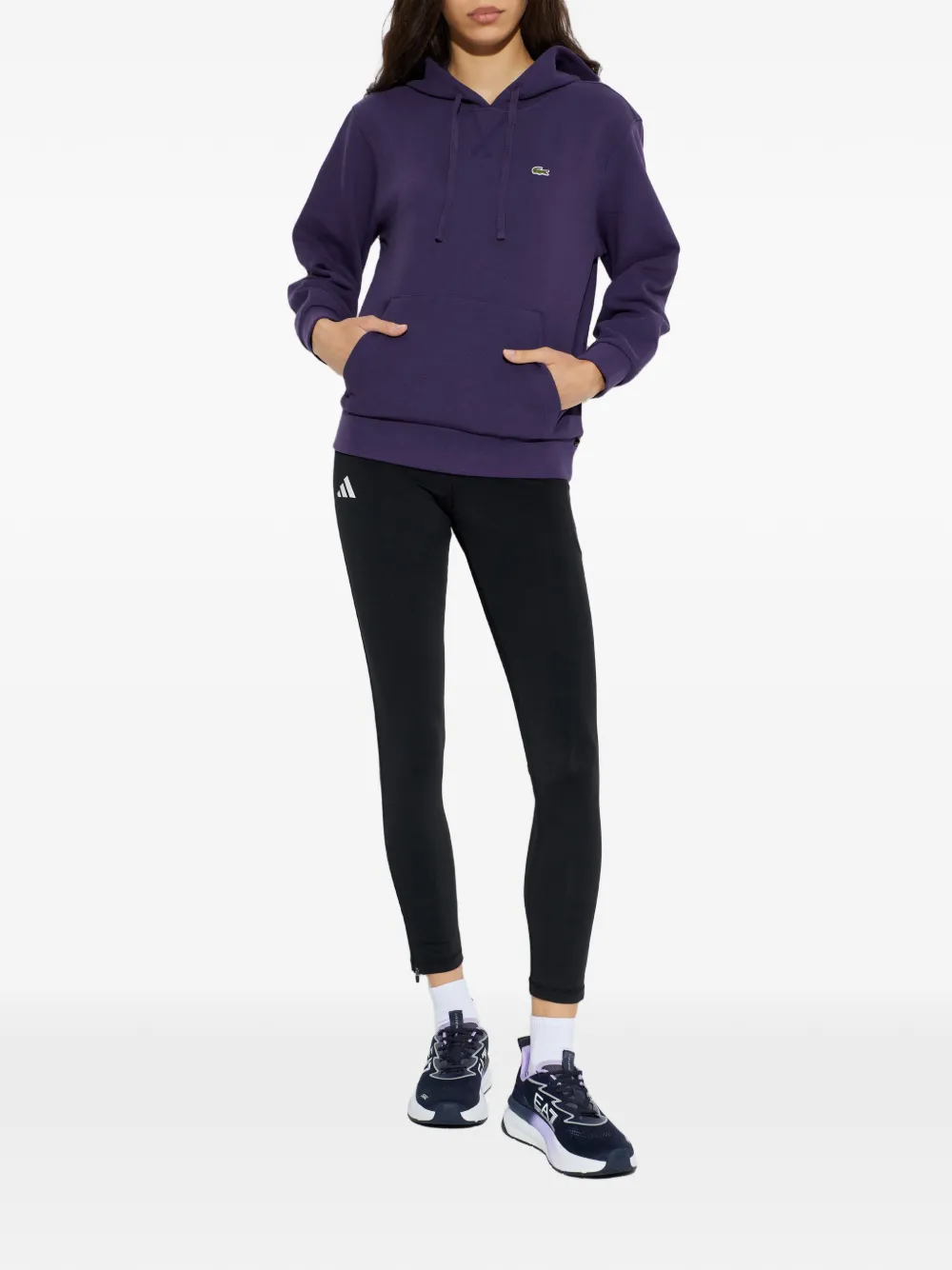 Ea7 Emporio Armani logo sneakers Blauw