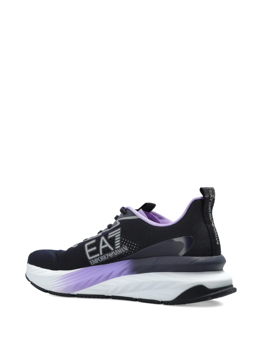Ea7 Emporio Armani logo sneakers Blauw